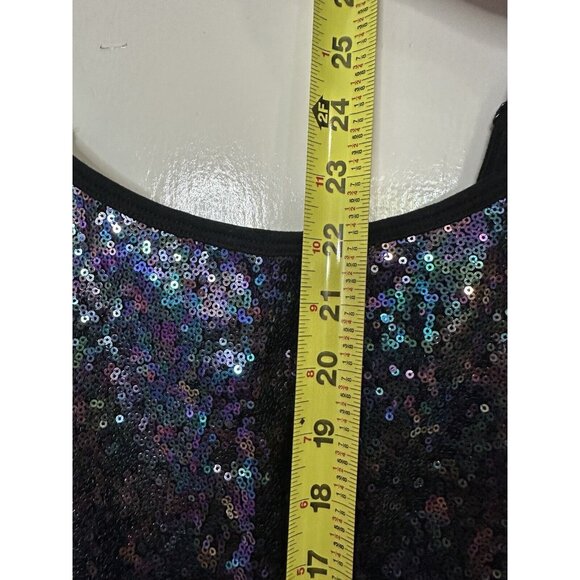 Torrid Purple Sequin Front Foxy Cami Tank Top Size Large (0) - Picture 6 of 7